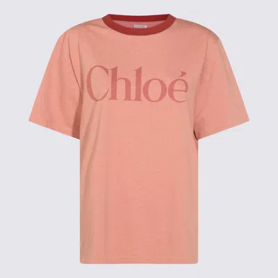 Chloé Pink Cotton T-shirt