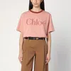 Chloé Short Sleeves Collar Contrast