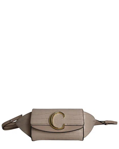 CHLOÉ CHLOÉ PINK LEATHER C BELT BAG (AUTHENTIC PRE-LOVED)