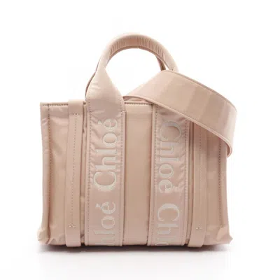 Pre-owned Chloé Pink Nylon Tote Bag ()