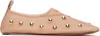 Chloé Rita Blushy Beige Ballet Flats In Transparent Mesh Women In Pink