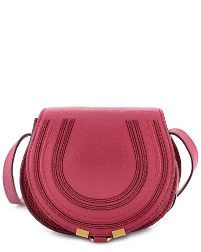 Chloé Pink Sheep Leather Marcie Crossbody Mini (authentic Pre-loved)