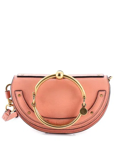 Chloé Pink Sheep Leather Nile Crossbody Mini (authentic Pre-loved)