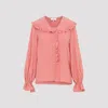 Chloé Chloe Silk Blouse Women In Pink