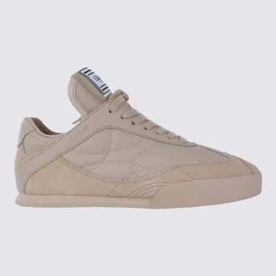 Chloé Kick Peachy Pink Sneaker In Mesh And Leather In Neutral