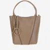 Chloé Chlo Spin Small Tote Bag In Grained Leather