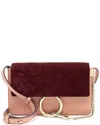 Chloé Pink Suede Faye Small Shoulder Bag (authentic Pre-loved)