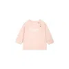 Chloé Pink Sweatshirt For Baby Girl With Logo In Pink