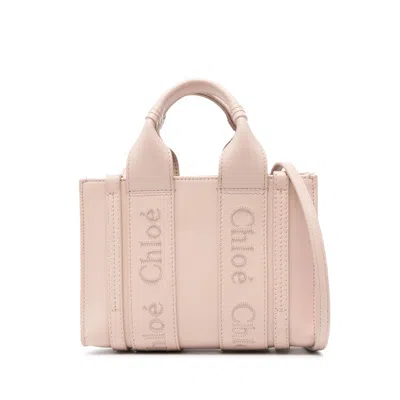 Chloé Pink Tote Bags