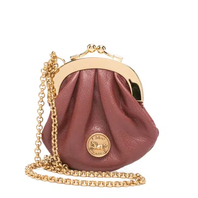 Chloé Pink Wallets & Purses Women In Red