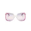 Chloé 60mm Oversize Square Sunglasses