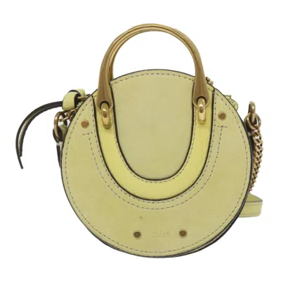 Pre-owned Chloé Pixie Suede Handbag () In Yellow