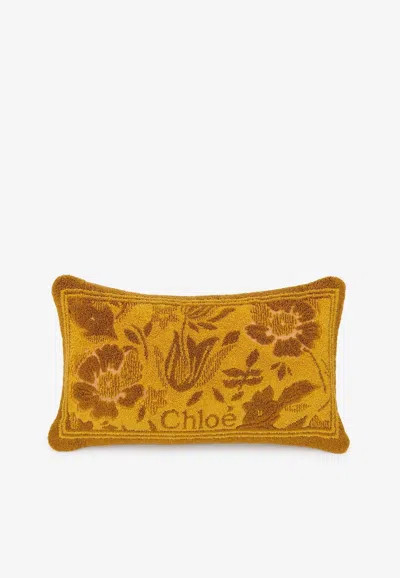 Chloé Plage Beach Pillow In Green