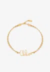 Chloé Braided Rope Necklace For Summer In Gold