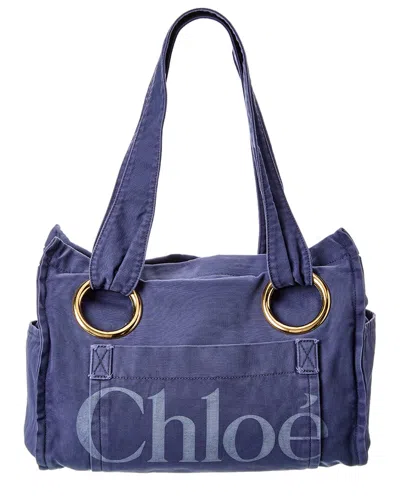 CHLOÉ CHLOÉ PLAGE CANVAS TOTE
