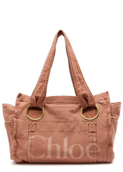 Chloé Chloe Plage Cotton Tote Bag