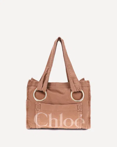 Chloé Plage Shoulder Bag In Pink