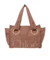 Chloé Plage Tote Bag In Cotton