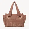 Chloé Plage Tote Bag In Cotton