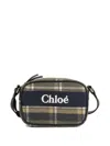 Chloé Plaid Crossbody Bag