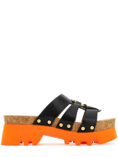 Chloé Chloe Slippers In Black
