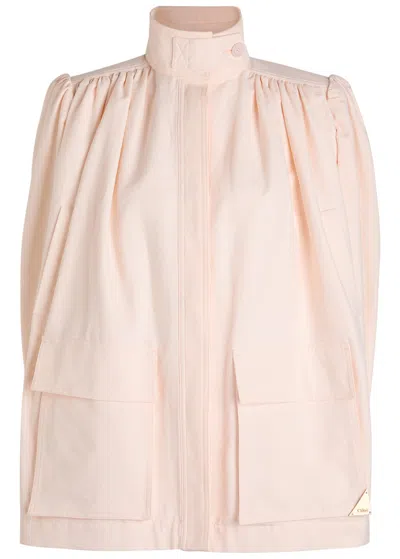 Chloé Chloe Pleated Canvas Jacket