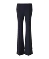 Chloé Flared Wool Pants In Black