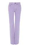 Chloé Pleated Cotton Straight-leg Pants In Animal Print