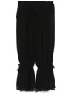 Chloé Cinched Ankle Pant In Black