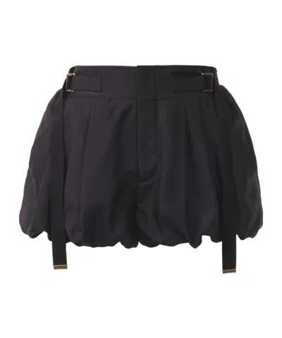 Chloé Pleated Shorts In Black