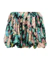 Chloé Pleated Shorts In Multicolor