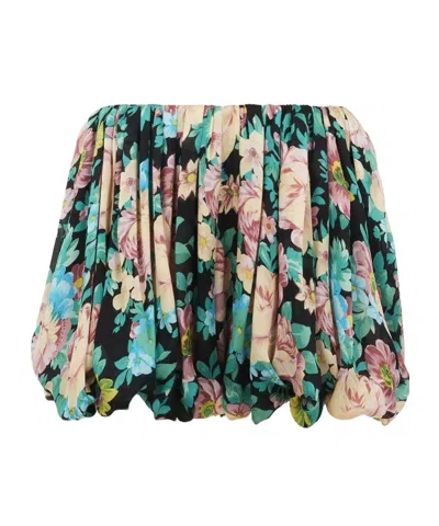 Chloé Pleated Shorts In Black