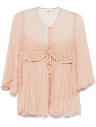 Chloé Chloè Top In Pink