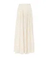 Chloé Pleated Skirts In White