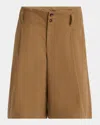 Chloé Chloe' Women Shorts Bermuda Wide Leg And High Waist In Cotton