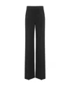 Chloé High Waisted Tuxedo Trousers In Black