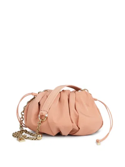 Chloé Plissé Shoulder Bag In Neutral