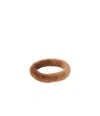 Chloé Plush Hairband In Light Brown