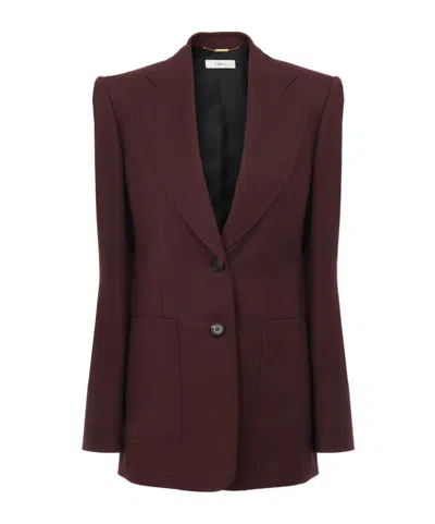 CHLOÉ POCKET BUTTON BLAZER