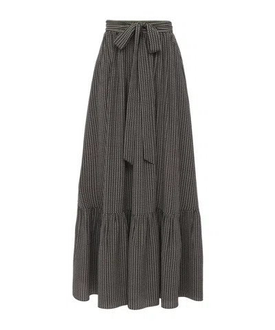 Chloé Pocket Skirt In Gray
