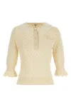 Chloé Pointelle Knit In Neutral