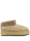 Chloé Polar Beige Shearling Boots In Neutrals