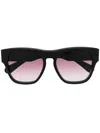 Chloé Brille Mit Eckigem Gestell In Black