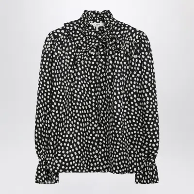 CHLOÉ CHLOÉ POLKA-DOT SILK BLOUSE