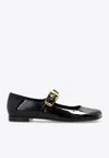 Chloé Polly Mary-jane Ballet Flats In Patent Leather