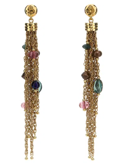 Chloé Pompoms Earrings Gold-tone Finish
