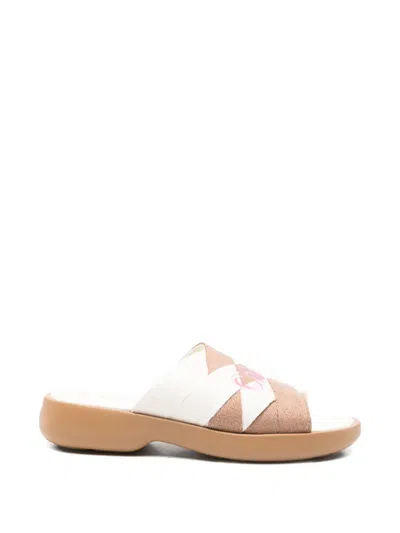CHLOÉ POOLETTE EMBROIDERY SANDALS