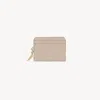 Chloé Porte-cartes Banana Wallet En Cuir Grainé Femme Brun Taille Onesize 100% Cuir De Veau In Brown