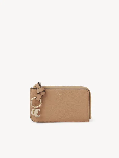 Chloé Alphabet Coin Purse In Brown
