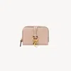 Chloé Small Wallet Featuring Alphabet Design In Neutral